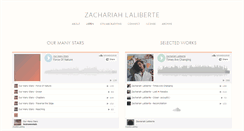 Desktop Screenshot of lalibertemusic.com